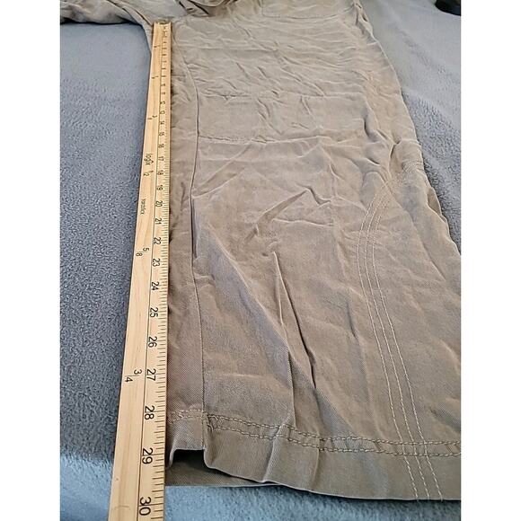 Soft Surroundings Weekender Cargo Pants XL Beige Boho Chic Relaxed Polished - Picture 6 of 8